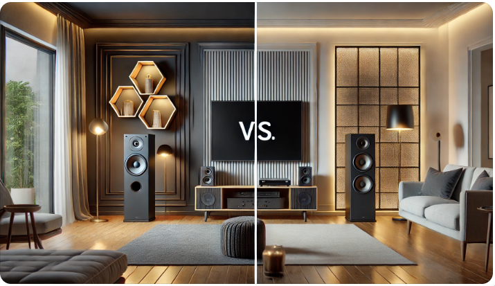 Floor-Standing vs In-Wall Speakers